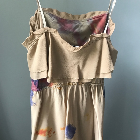 Aritzia Wilfred Silk Nude Watercolor Emmanuelle XS - Picture 3 of 7